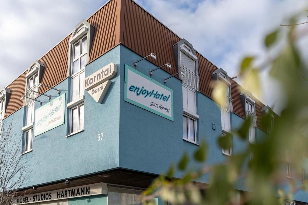 Enjoyhotel Garni Korntal Stuttgart B&B Parkplatz Sprinter Exterior photo